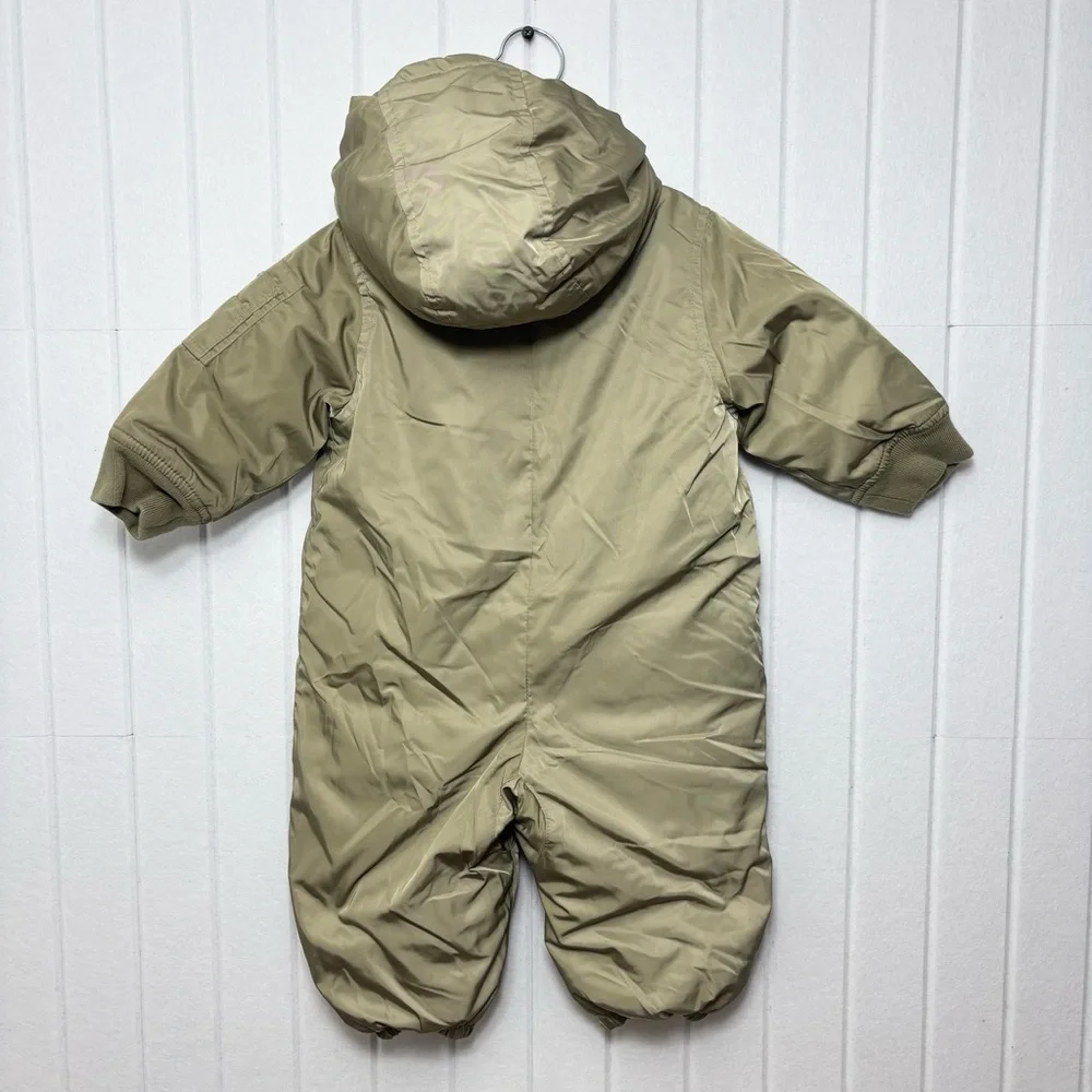 GAP‎ Baby Gap Olive Green Snowsuit Size 6-12 Months